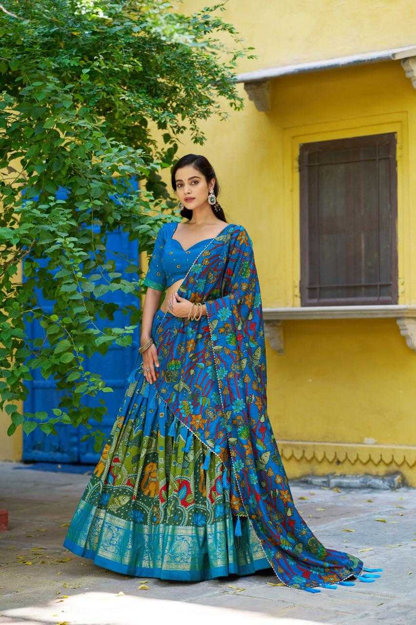 YNF Wholesale Tissue Silk Kalamkari Lehenga KESH134 AKANKSHA | Surat Manufacturer