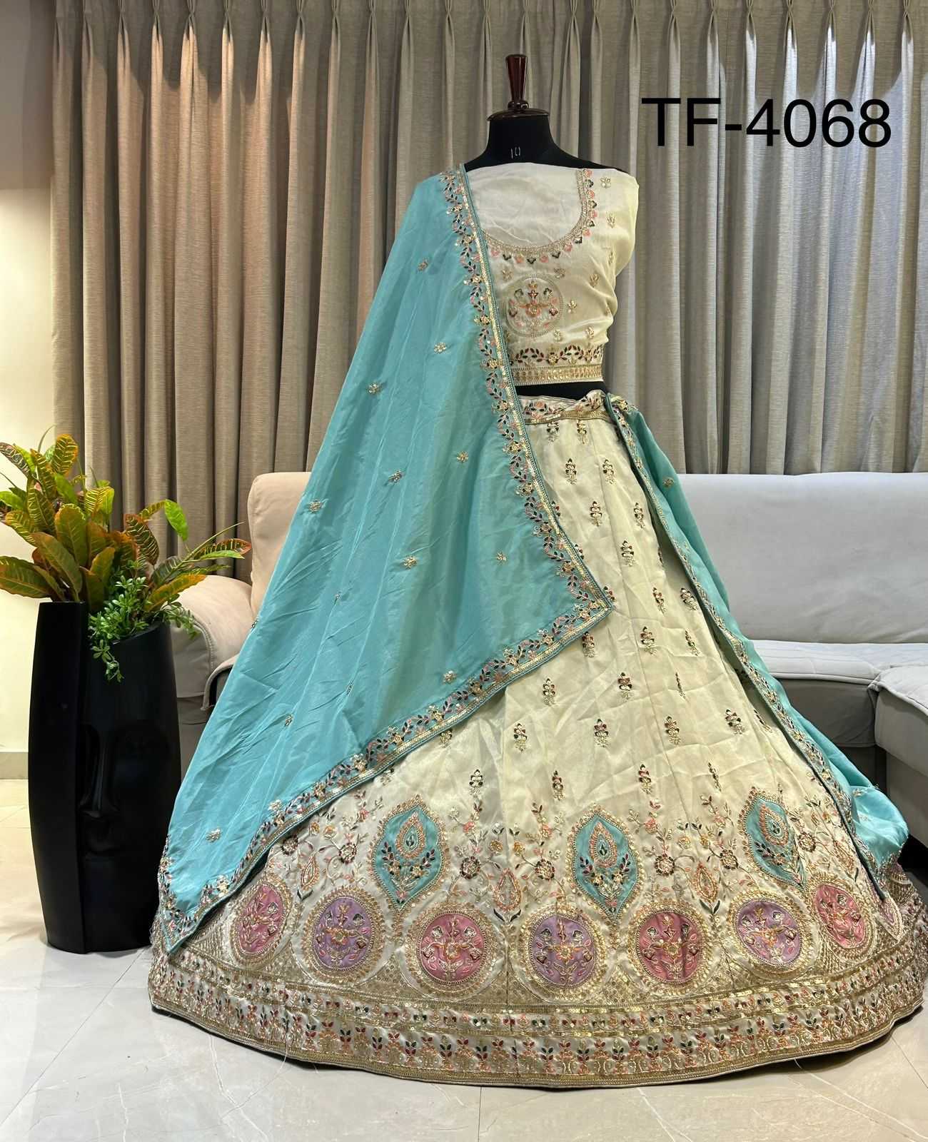 YNF Wholesale Tissue Silk Designer Lehenga KESH711 SHALIMAR | Surat Manufacturer
