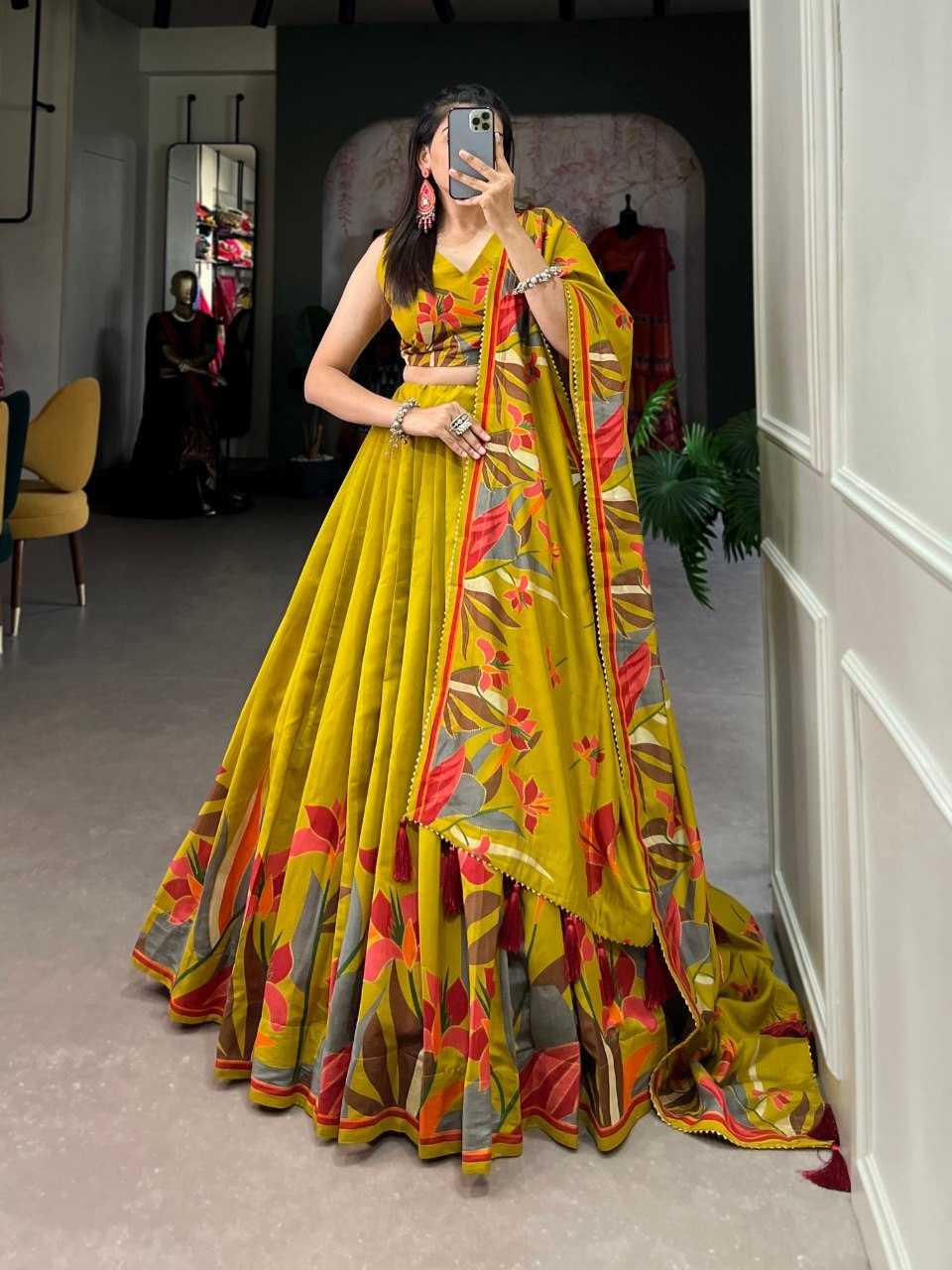 YNF Wholesale Tussar Silk Fancy Lehenga KESH173 1216 | Surat Manufacturer
