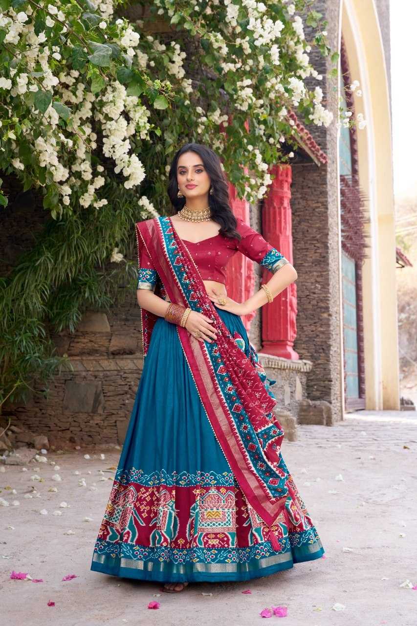 YNF Wholesale Tussar Silk Silk Lehenga KESH173 CHAMELI | Surat Manufacturer