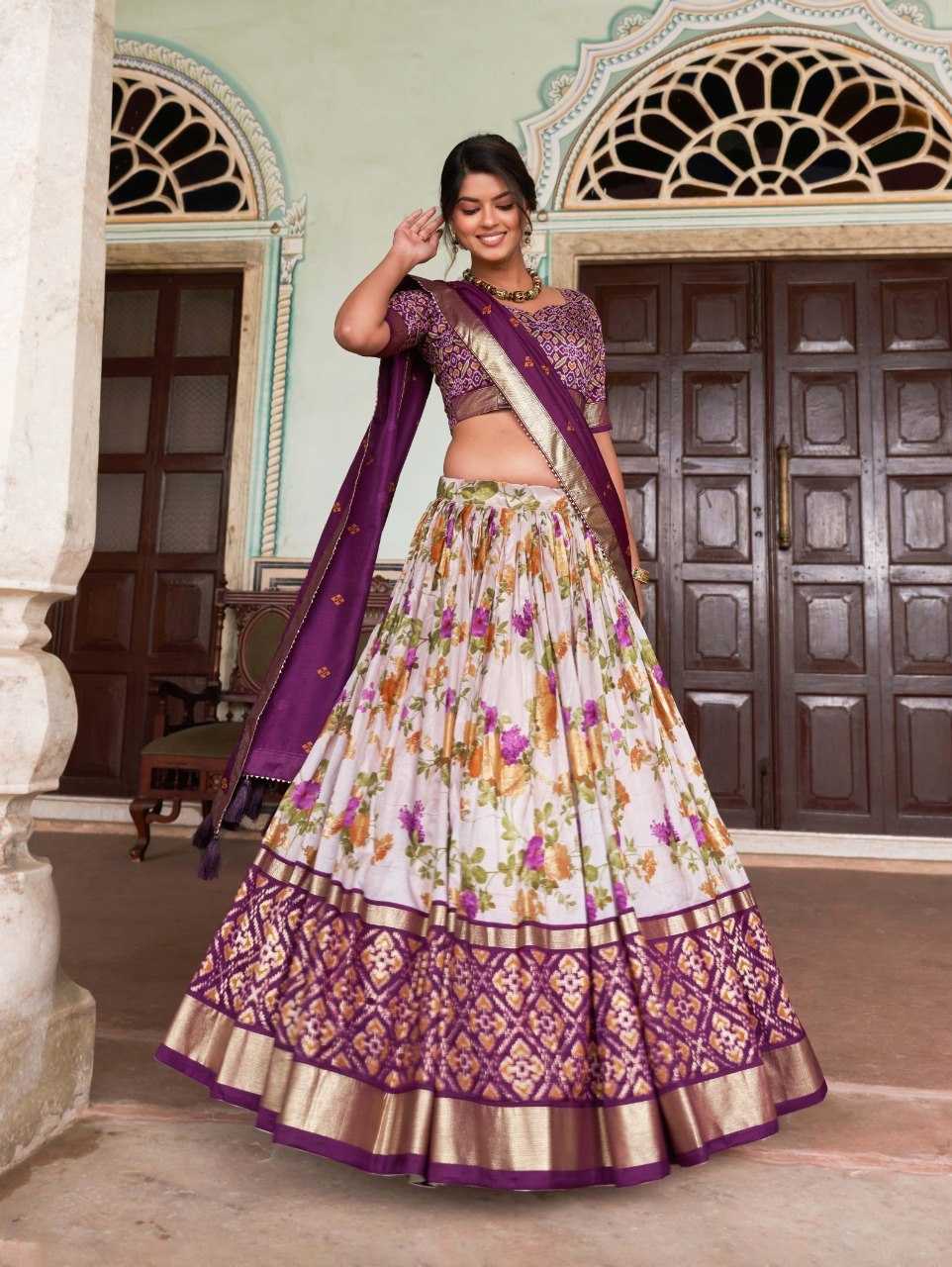 YNF Wholesale Tussar Silk Fancy Lehenga KESH173 FLOWER | Surat Manufacturer