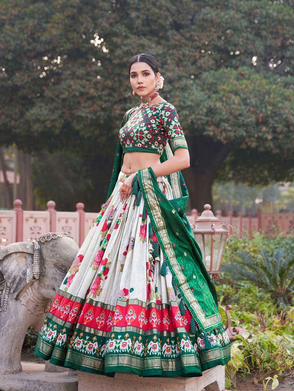 YNF Wholesale Tussar Silk Fancy Lehenga KESH173 GALGOTO | Surat Manufacturer
