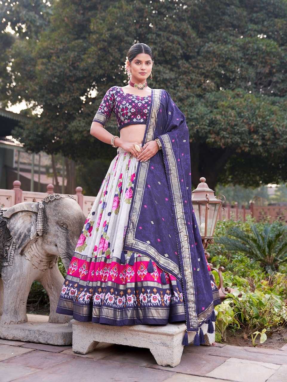 YNF Wholesale Tussar Silk Fancy Lehenga KESH173 GALGOTO | Surat Manufacturer