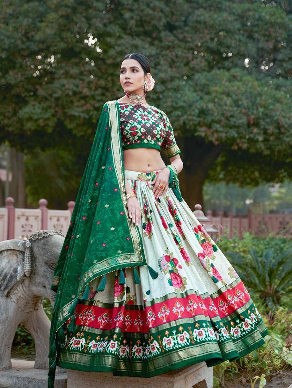 YNF Wholesale Tussar Silk Fancy Lehenga KESH173 GALGOTO | Surat Manufacturer