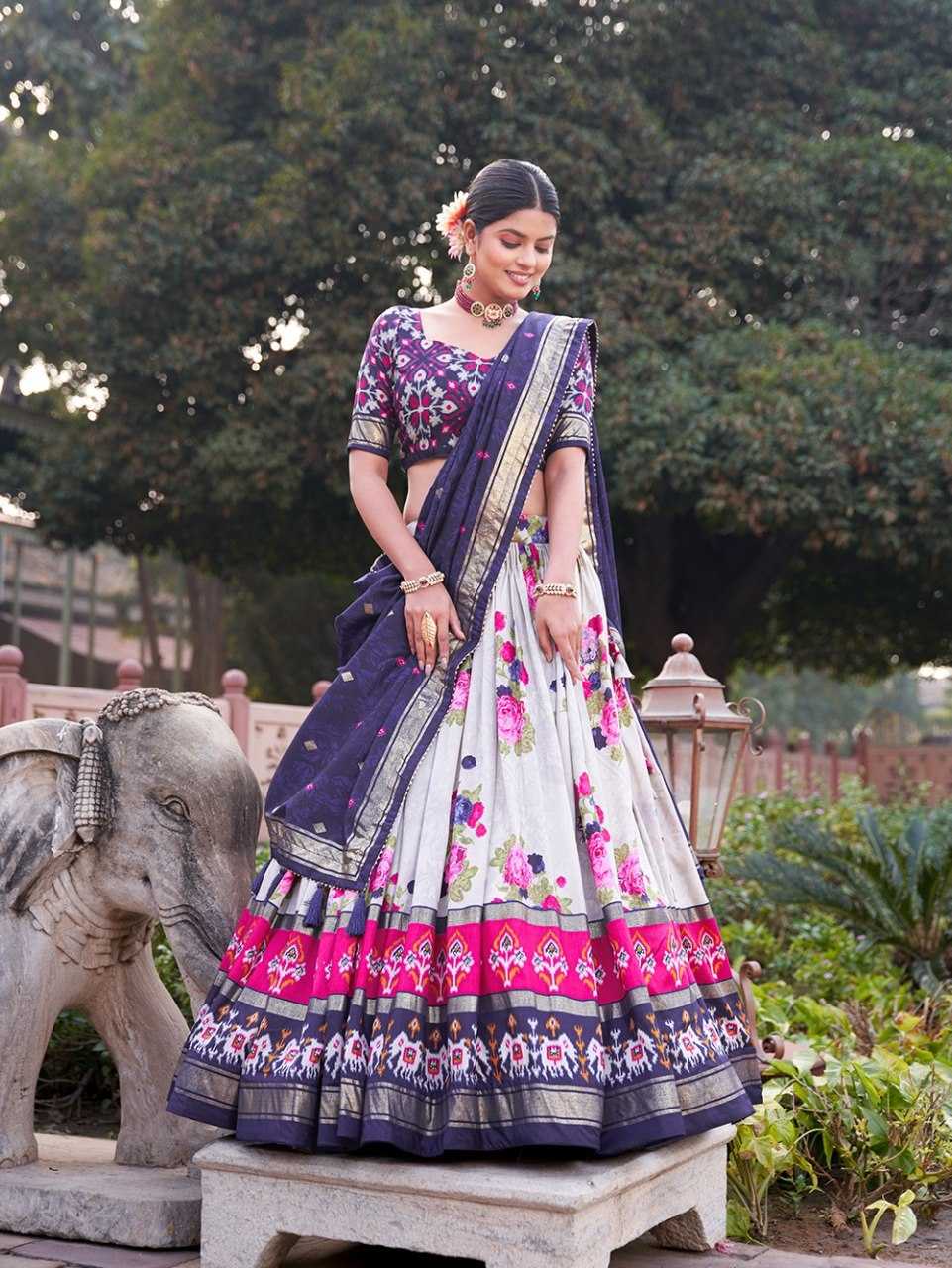 YNF Wholesale Tussar Silk Fancy Lehenga KESH173 GALGOTO | Surat Manufacturer