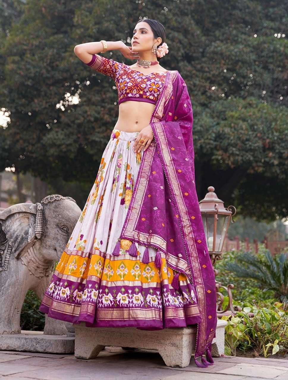 YNF Wholesale Tussar Silk Fancy Lehenga KESH173 GALGOTO | Surat Manufacturer