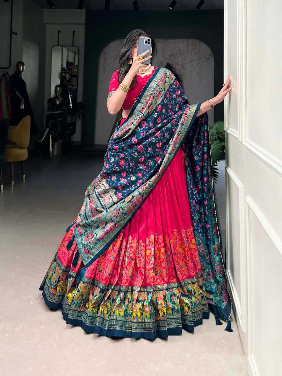 YNF Wholesale Tussar Silk Fancy Lehenga KESH173 MORANI | Surat Manufacturer