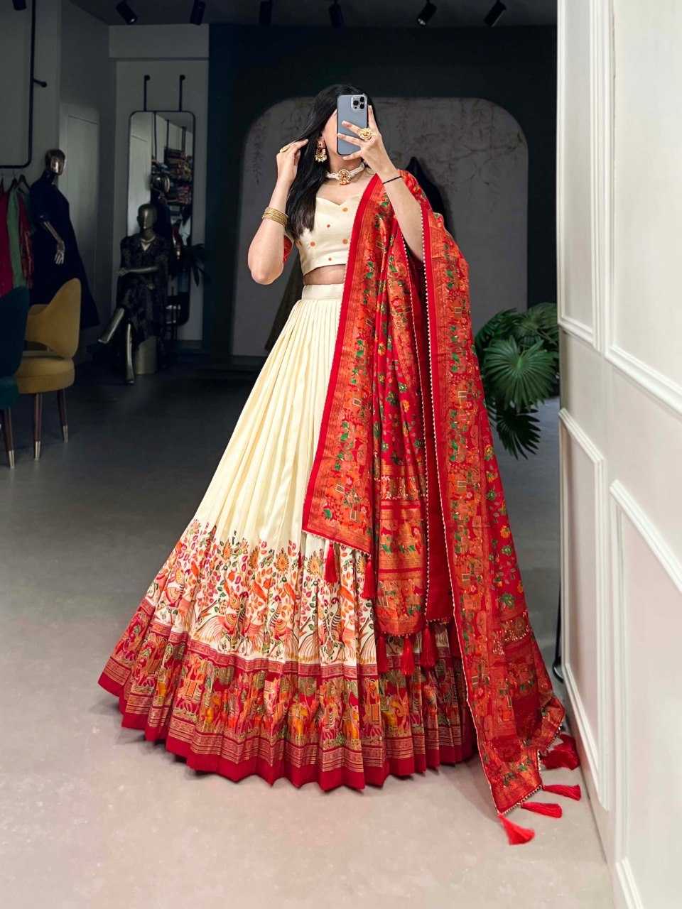 YNF Wholesale Tussar Silk Fancy Lehenga KESH173 MORANI | Surat Manufacturer