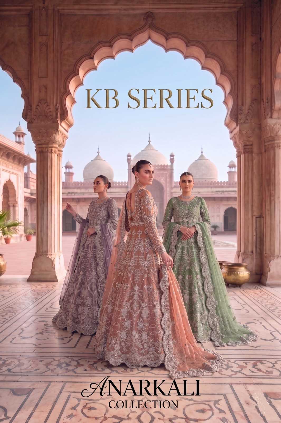 YNF Wholesale Twill Net Embroidery Gowns KESH530 4110 | Surat Manufacturer