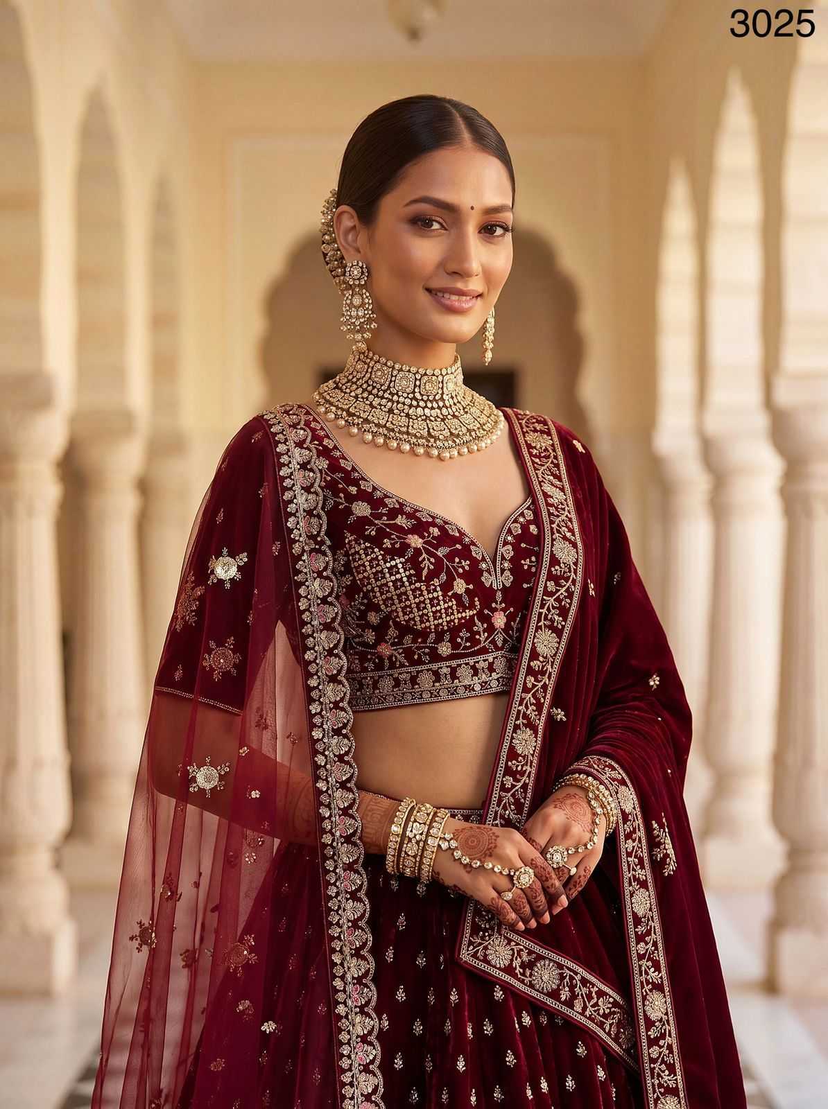 YNF Wholesale Velvet Designer Lehenga KESH481 3025 | Surat Manufacturer