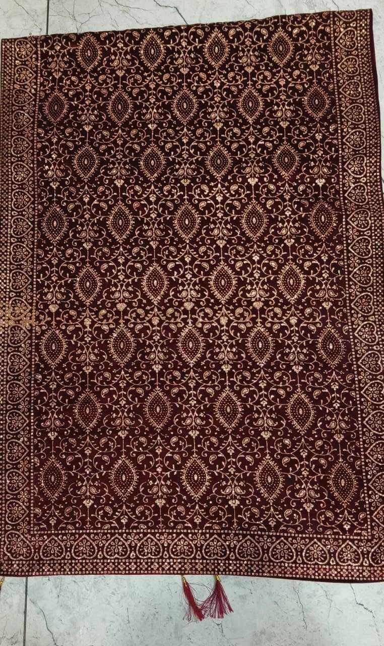 YNF Wholesale Velvet Gajji Modal Dupattas KESH650 Swagat | Surat Manufacturer