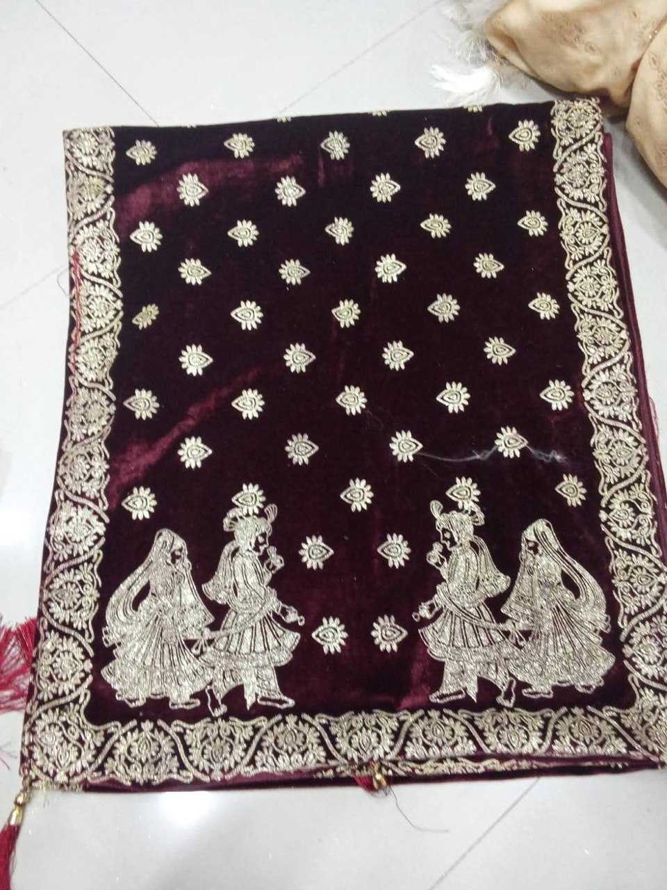 YNF Wholesale Velvet Gajji Modal Dupattas KESH650 Swagat | Surat Manufacturer