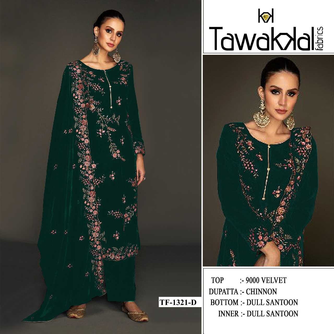 YNF Wholesale Velvet Velvet Suits KESH745 1321 | Surat Manufacturer