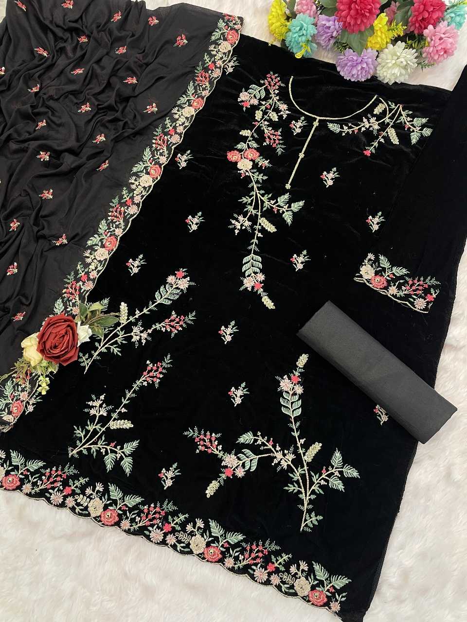 YNF Wholesale Velvet Velvet Suits KESH745 1321 | Surat Manufacturer