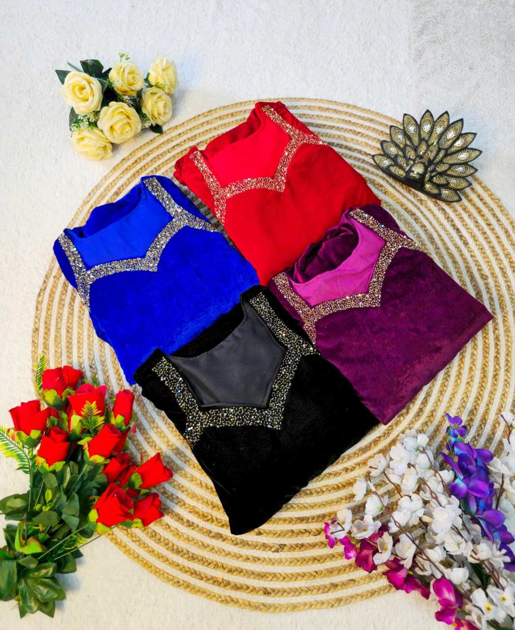 YNF Wholesale Velvet Party Gowns RIN214 Ailiya | Surat Manufacturer