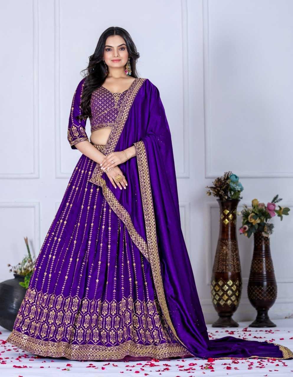 YNF Wholesale Vichitra Silk Wedding Lehenga KESH173 MR 1117 | Surat Manufacturer