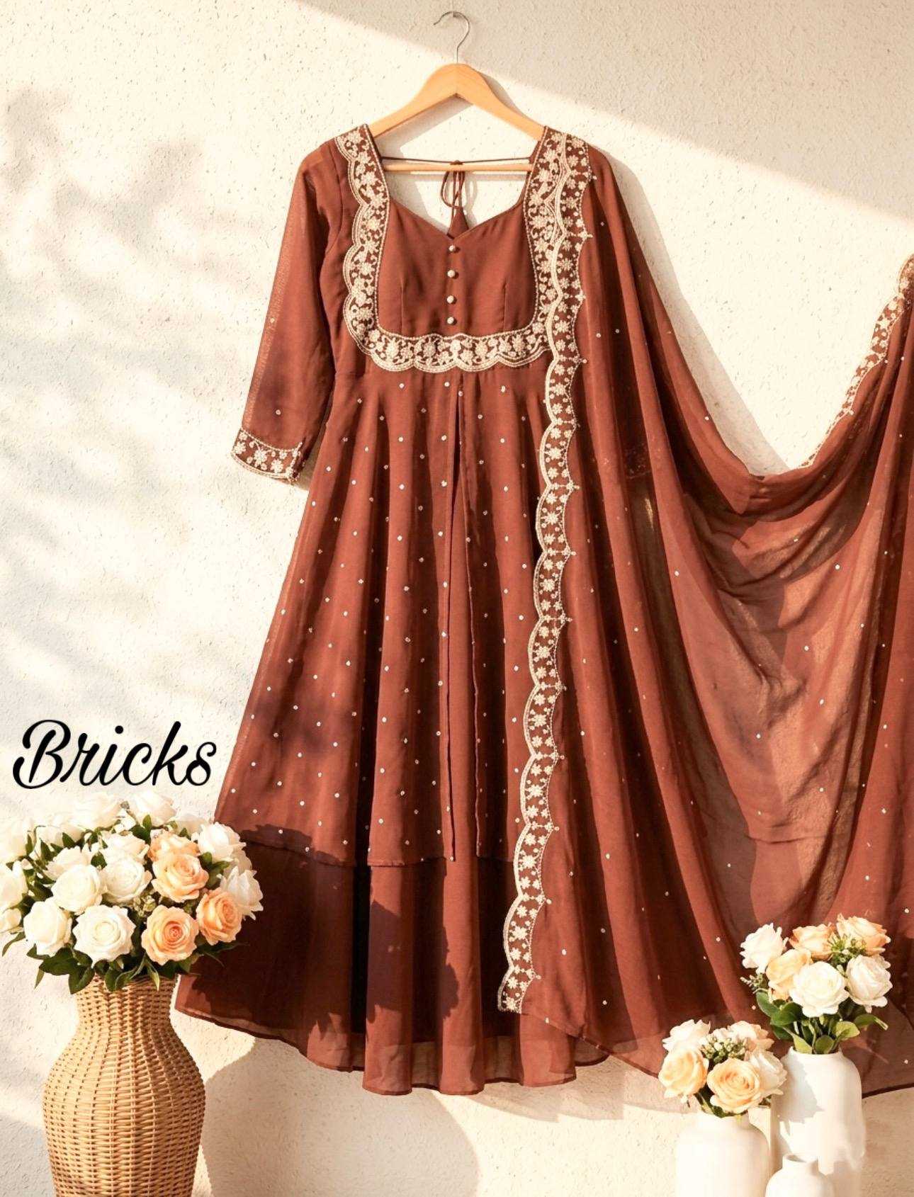 YNF Wholesale Vichitra Silk Maxi Dresses KESH210 2779 | Surat Manufacturer