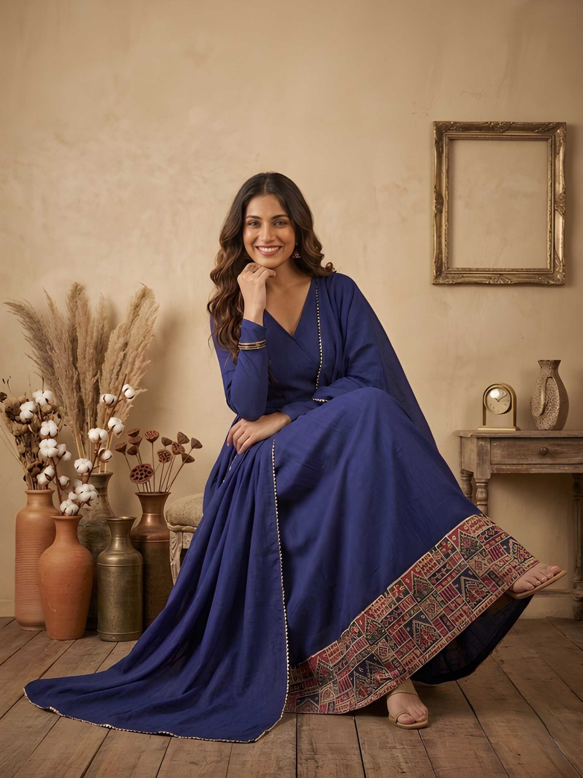 YNF Wholesale Vichitra Silk Designer Kurtis KESH559 6048 | Surat Manufacturer