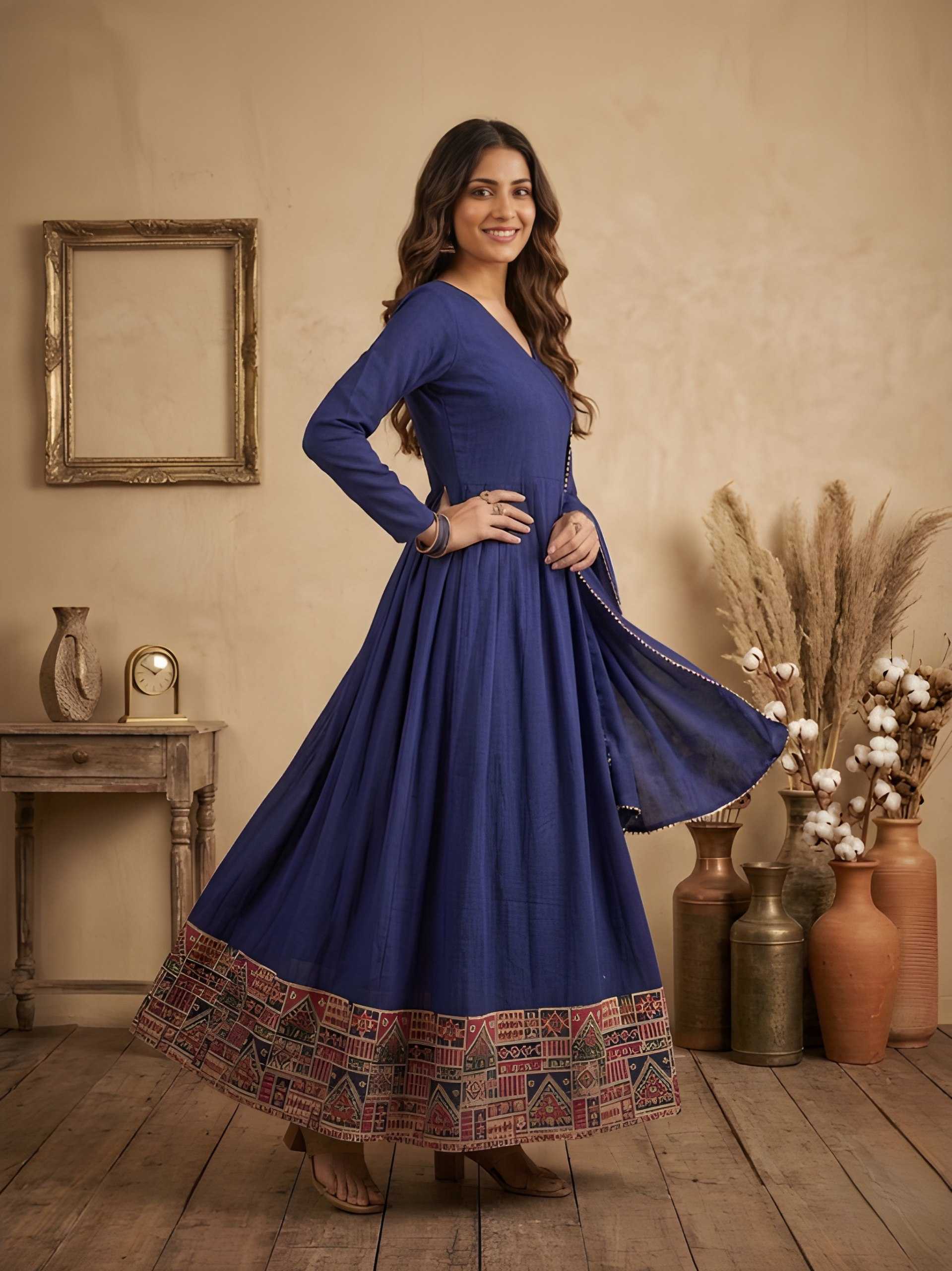 YNF Wholesale Vichitra Silk Designer Kurtis KESH559 6048 | Surat Manufacturer