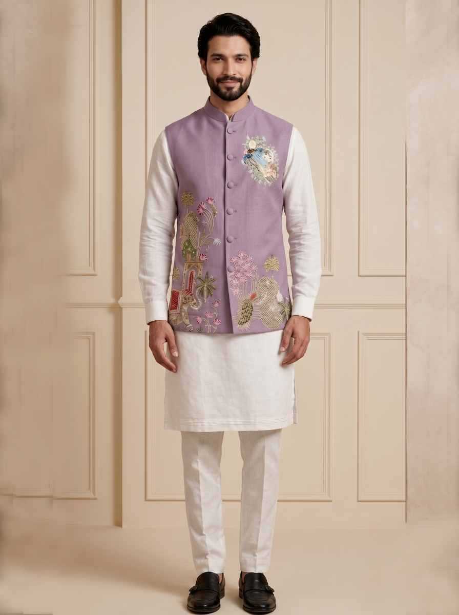YNF Wholesale Viscose Mens Kurta Pyjama RIN223 Kurta Pyjama with Waistcoat -series 2410 To 2419 | Surat Manufacturer