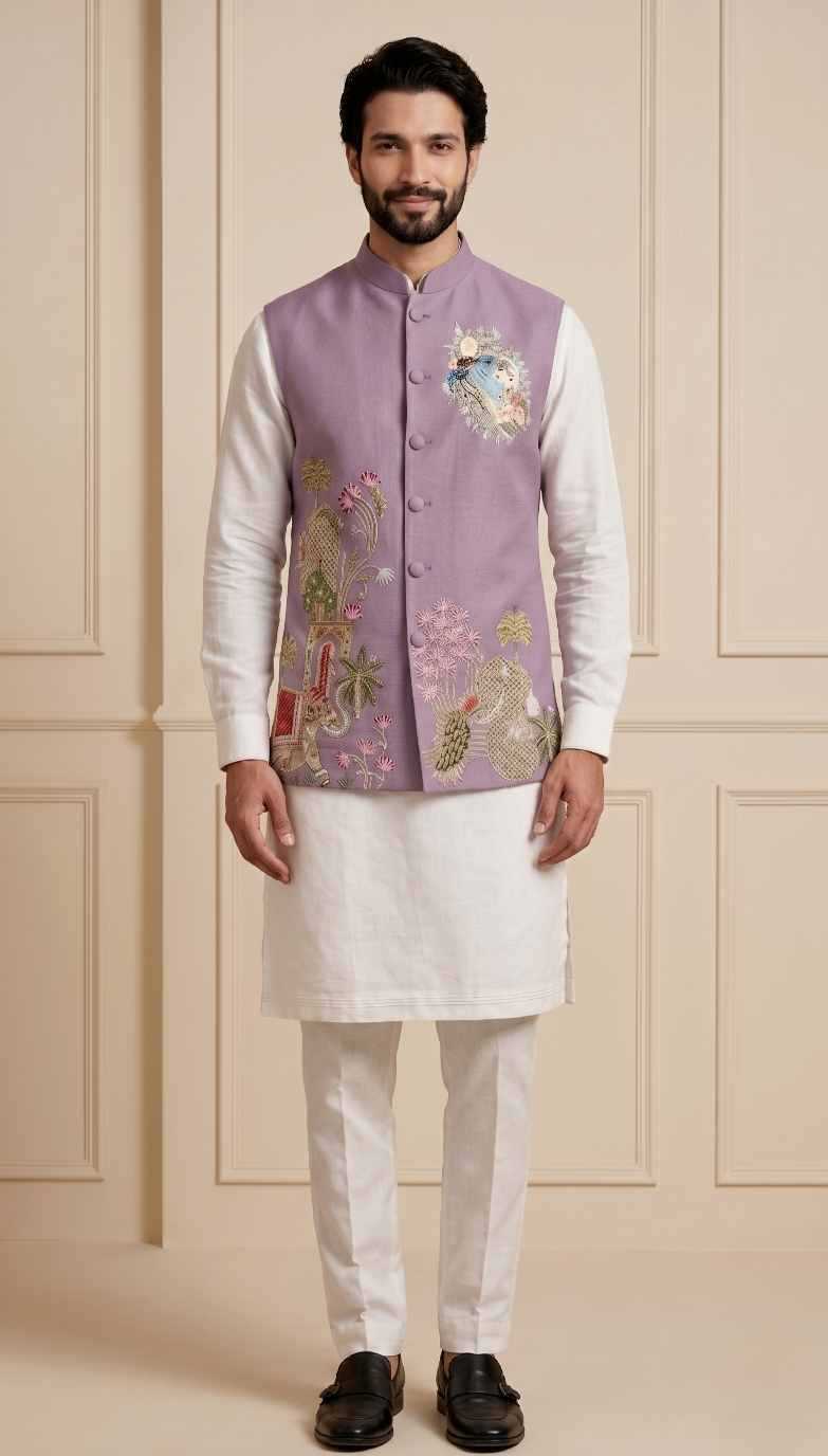 YNF Wholesale Viscose Mens Kurta Pyjama RIN223 Kurta Pyjama with Waistcoat -series 2410 To 2419 | Surat Manufacturer