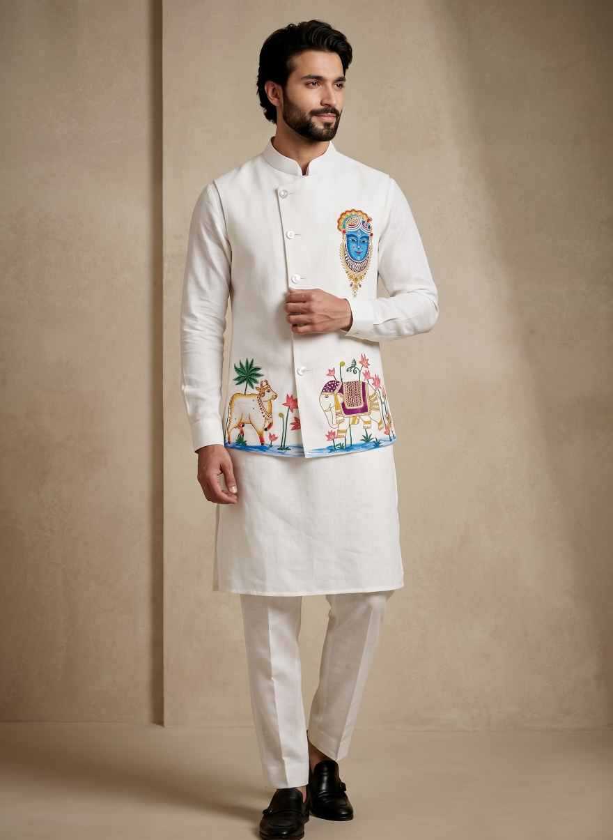 YNF Wholesale Viscose Mens Kurta Pyjama RIN223 Kurta Pyjama with Waistcoat -series 2410 To 2419 | Surat Manufacturer