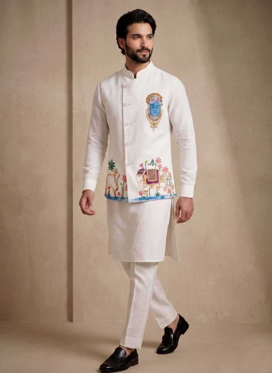 YNF Wholesale Viscose Mens Kurta Pyjama RIN223 Kurta Pyjama with Waistcoat -series 2410 To 2419 | Surat Manufacturer
