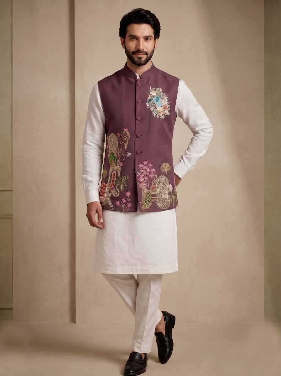 YNF Wholesale Viscose Mens Kurta Pyjama RIN223 Kurta Pyjama with Waistcoat -series 2410 To 2419 | Surat Manufacturer