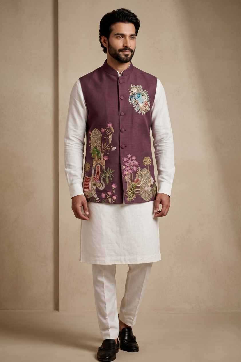 YNF Wholesale Viscose Mens Kurta Pyjama RIN223 Kurta Pyjama with Waistcoat -series 2410 To 2419 | Surat Manufacturer