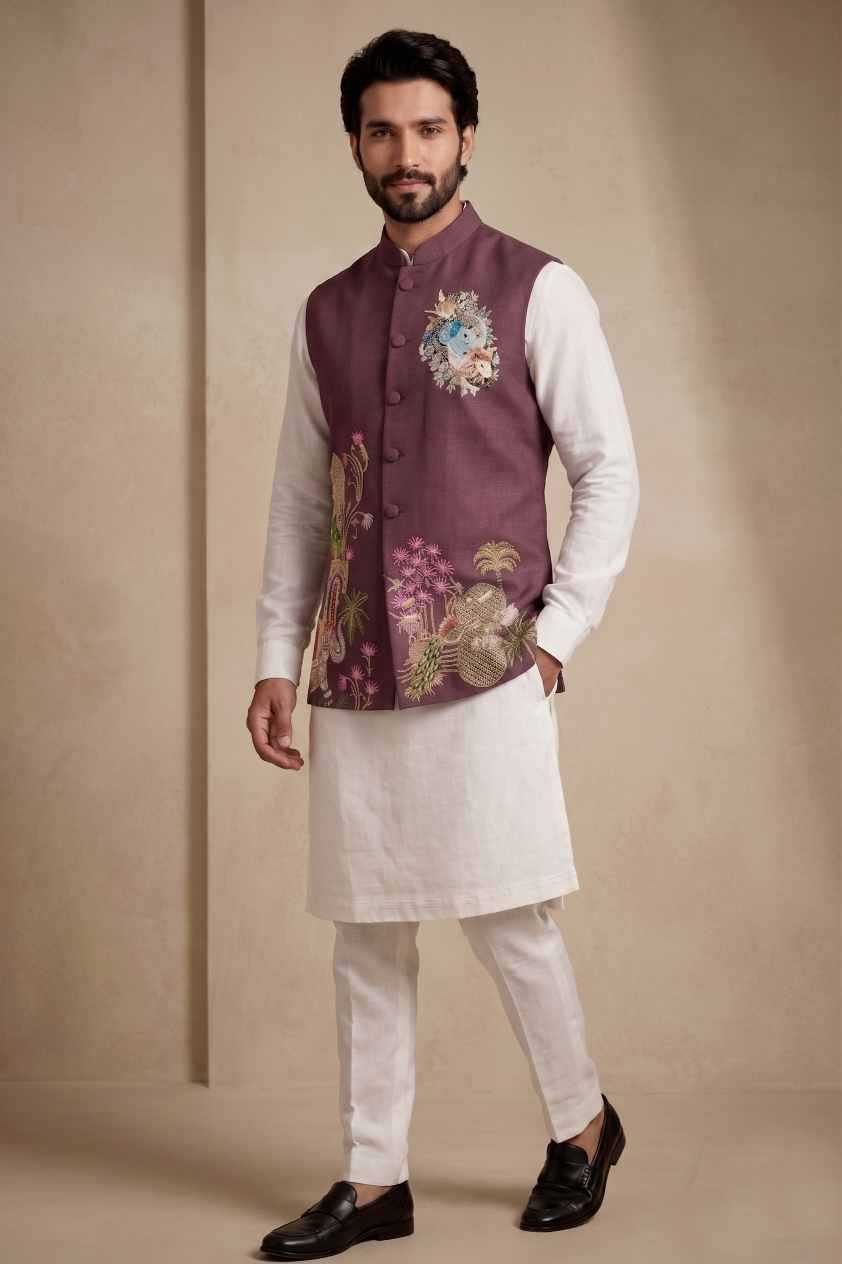 YNF Wholesale Viscose Mens Kurta Pyjama RIN223 Kurta Pyjama with Waistcoat -series 2410 To 2419 | Surat Manufacturer