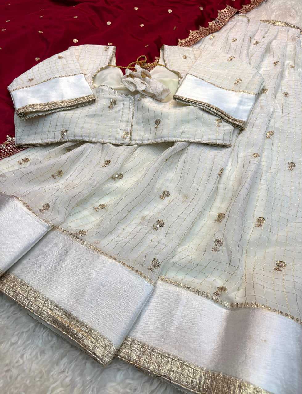 YNF Wholesale Viscouse Crushed Georgette Georgette Lehenga KESH713 Shree Half | Surat Manufacturer