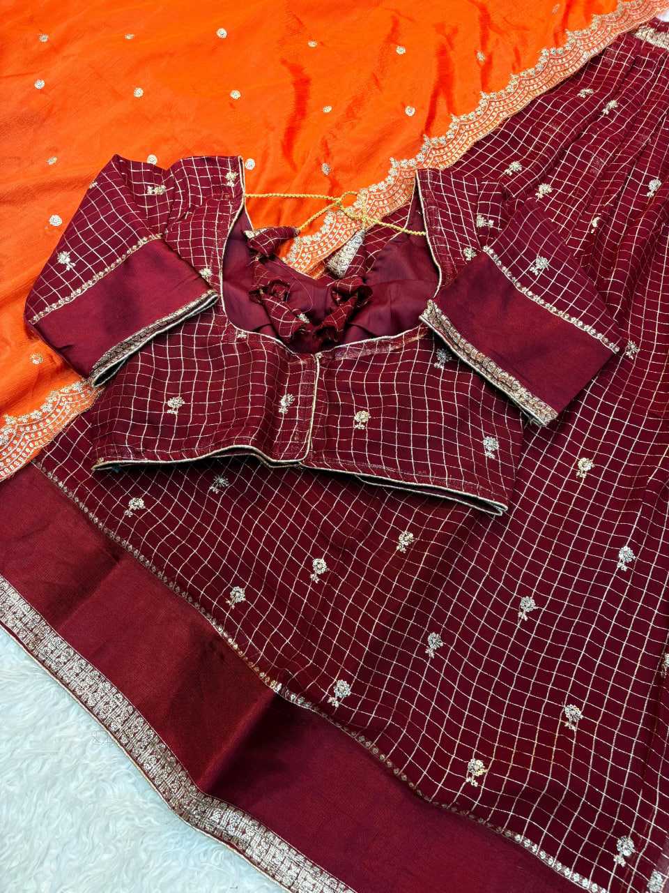 YNF Wholesale Viscouse Crushed Georgette Georgette Lehenga KESH713 Shree Half Saree | Surat Manufacturer