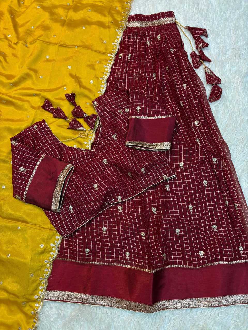 YNF Wholesale Viscouse Crushed Georgette Georgette Lehenga KESH713 Shree Half Saree | Surat Manufacturer