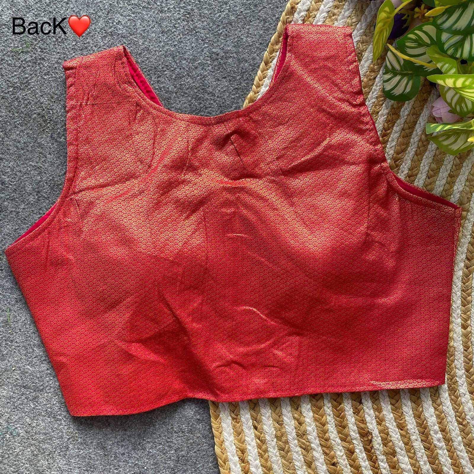 YNF Wholesale Jacquard V-Neck Blouses | Surat Manufacturer