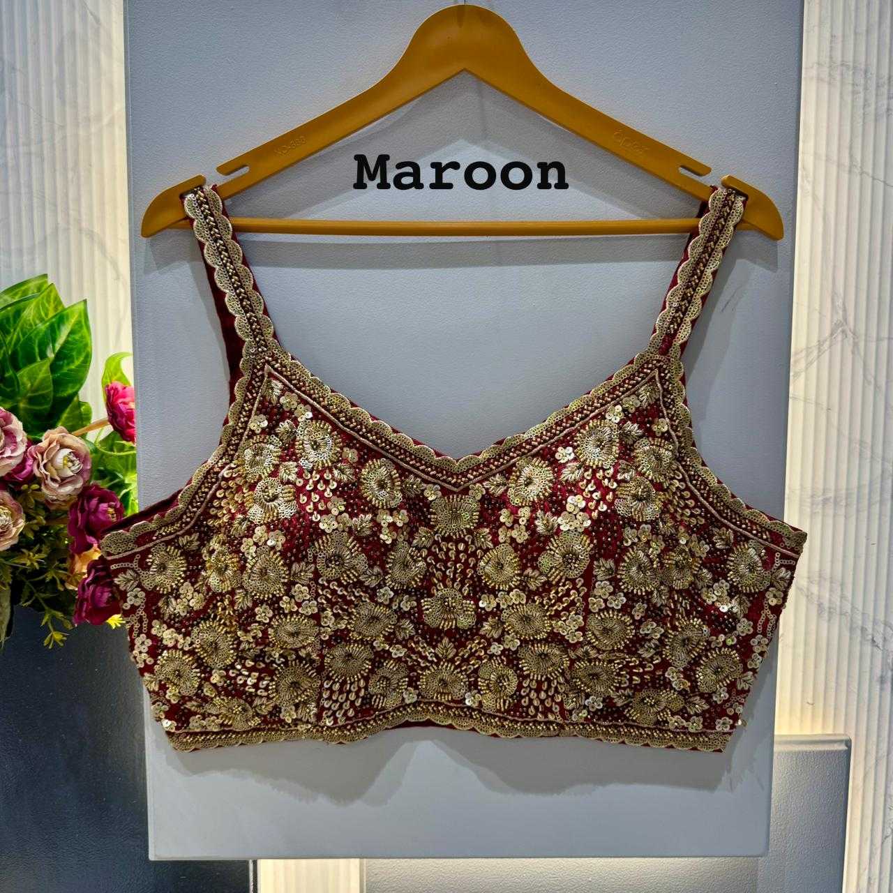 YNF Wholesale Faux Georgette Sleeveless Blouse  | Surat Manufacturer