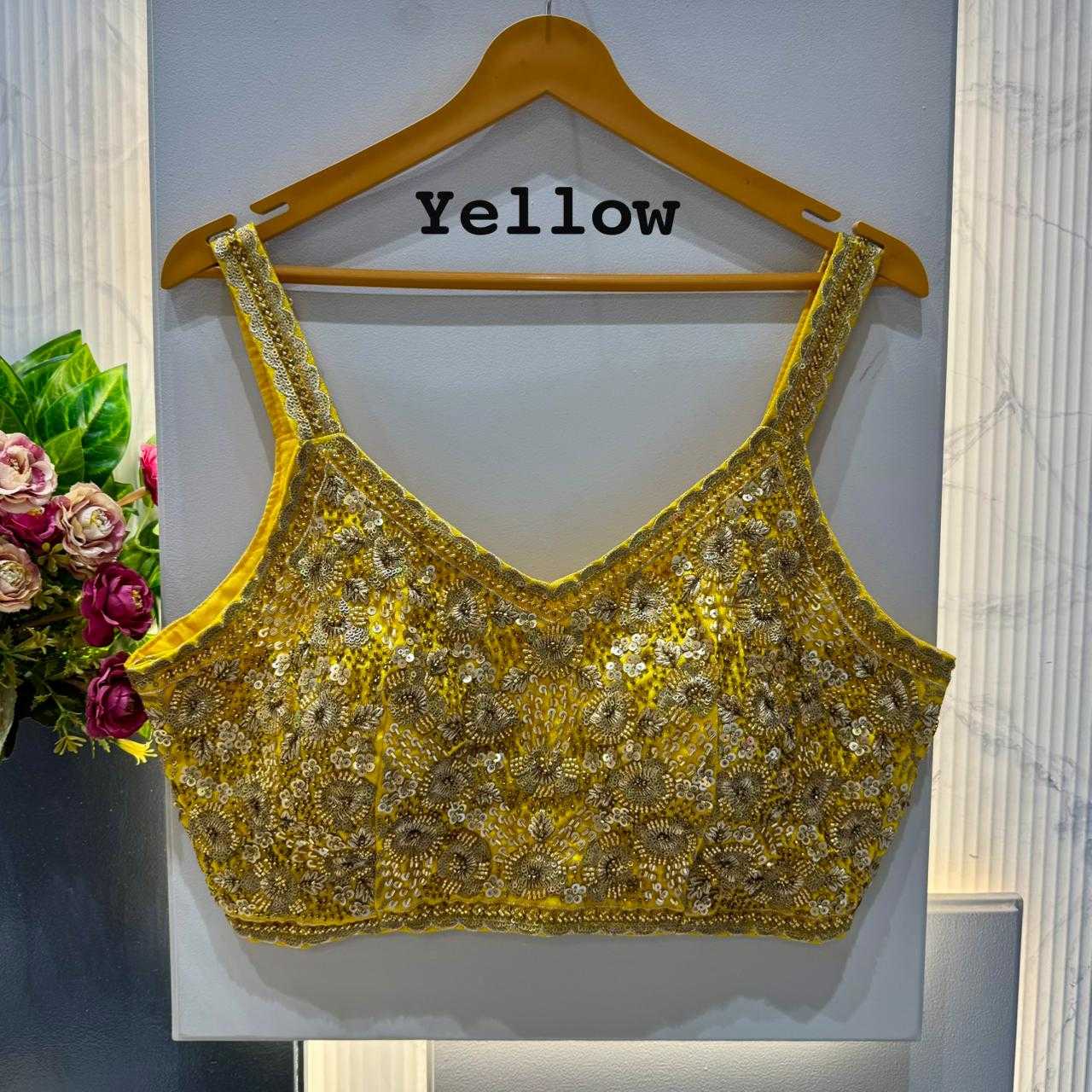 YNF Wholesale Faux Georgette Sleeveless Blouse  | Surat Manufacturer