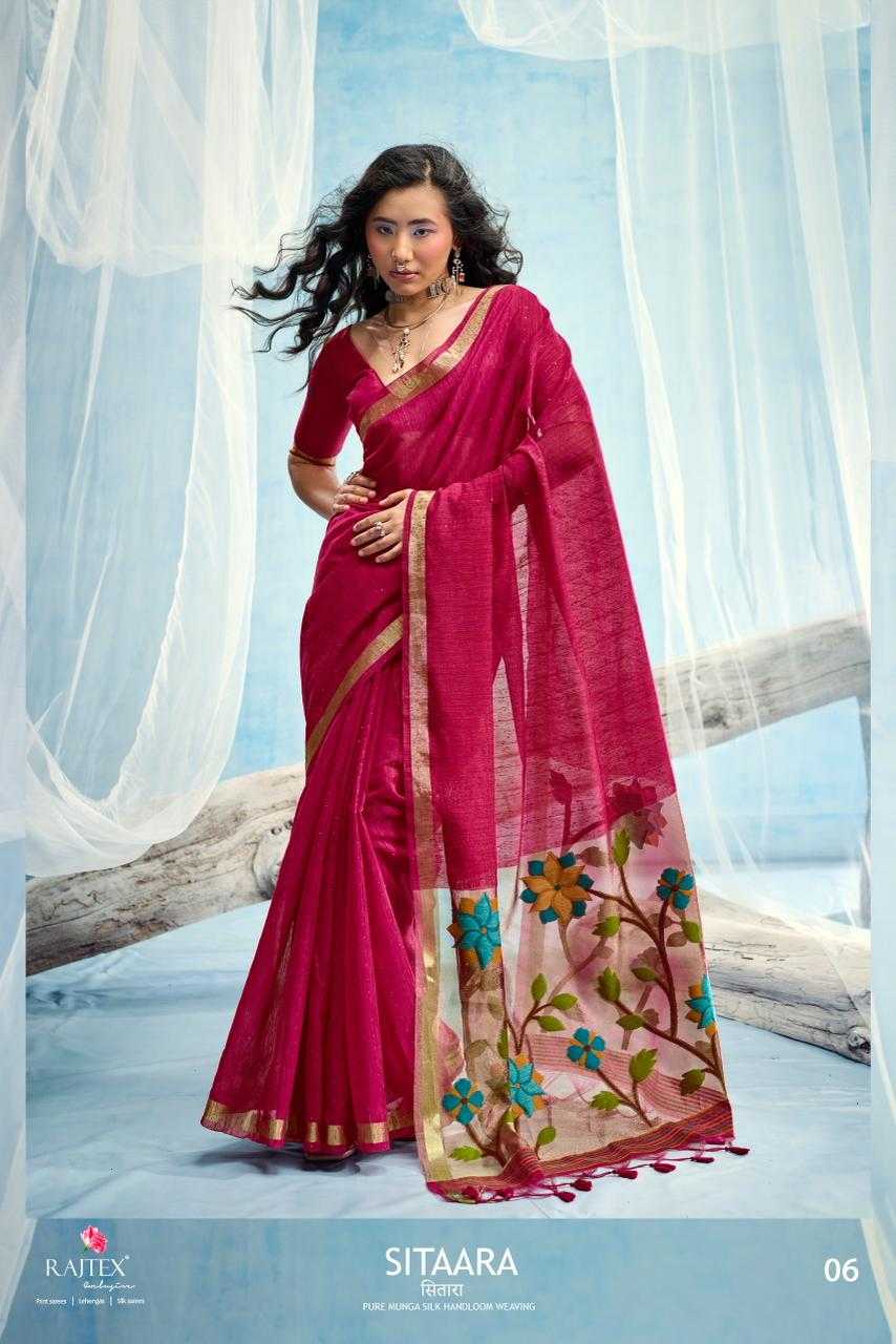 YNF Wholesale Soft Muga Silk Handloom Sarees  | Surat Manufacturer