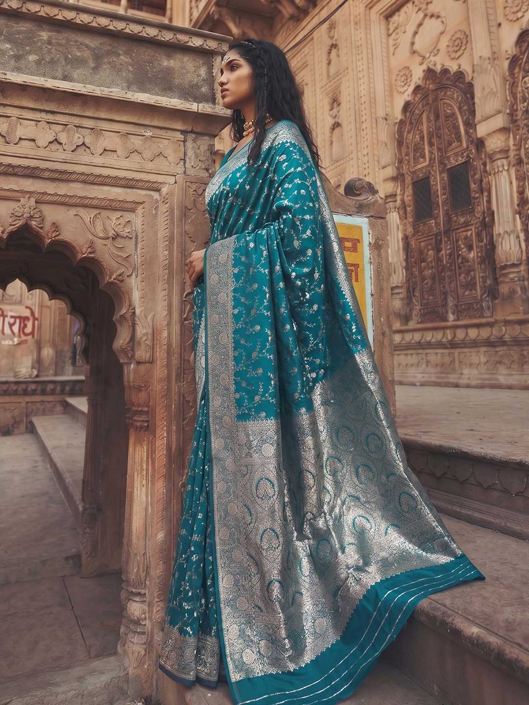 YNF Wholesale Art Silk Banarasi Silk Sarees  | Surat Manufacturer