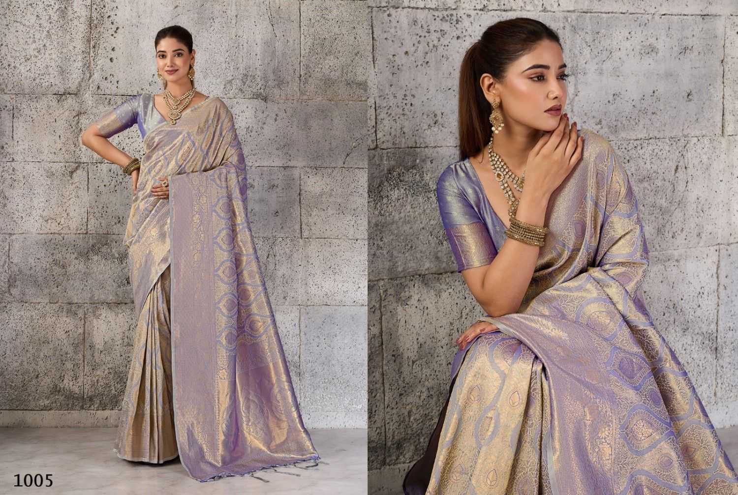 YNF Wholesale Kanjivaram Silk Kanjeevaram Sarees  | Surat Manufacturer