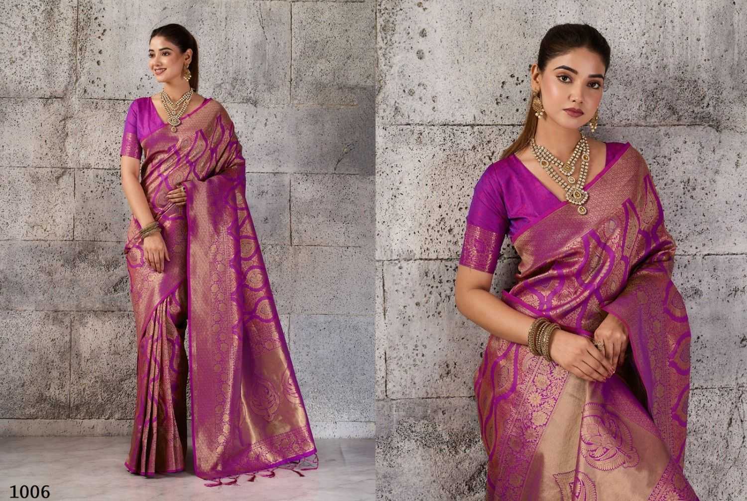 YNF Wholesale Kanjivaram Silk Kanjeevaram Sarees  | Surat Manufacturer