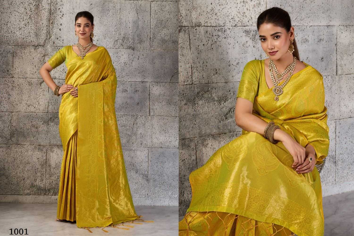 YNF Wholesale Kanjivaram Silk Kanjeevaram Sarees  | Surat Manufacturer