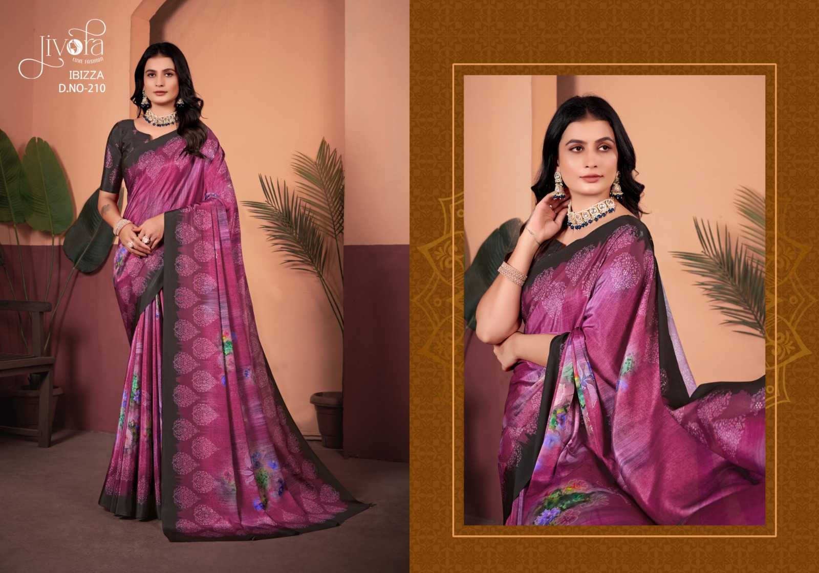 YNF Wholesale Crepe Silk Fancy Sarees  | Surat Manufacturer