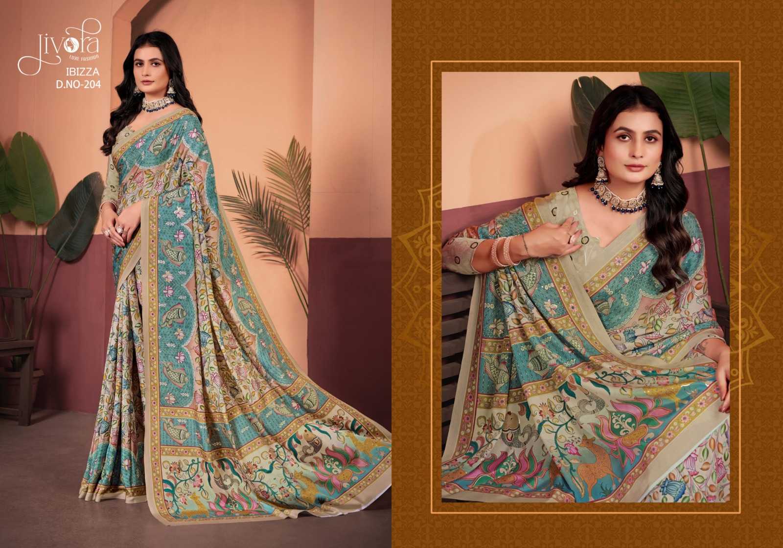 YNF Wholesale Crepe Silk Fancy Sarees  | Surat Manufacturer