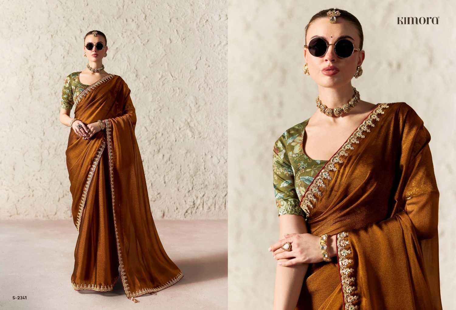 YNF Wholesale Tissue Party Wear Sarees  | Surat Manufacturer