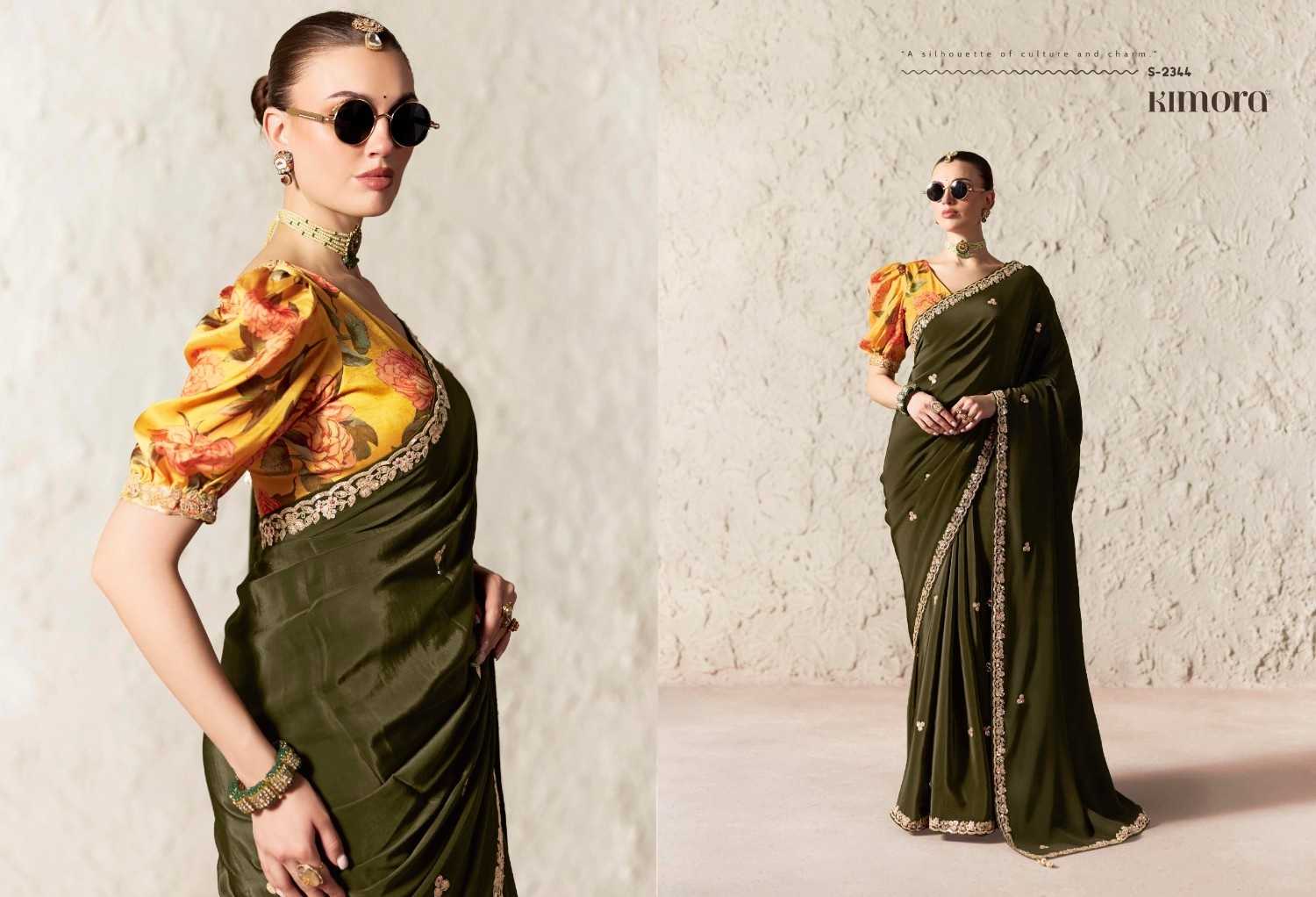 YNF Wholesale Tissue Party Wear Sarees  | Surat Manufacturer