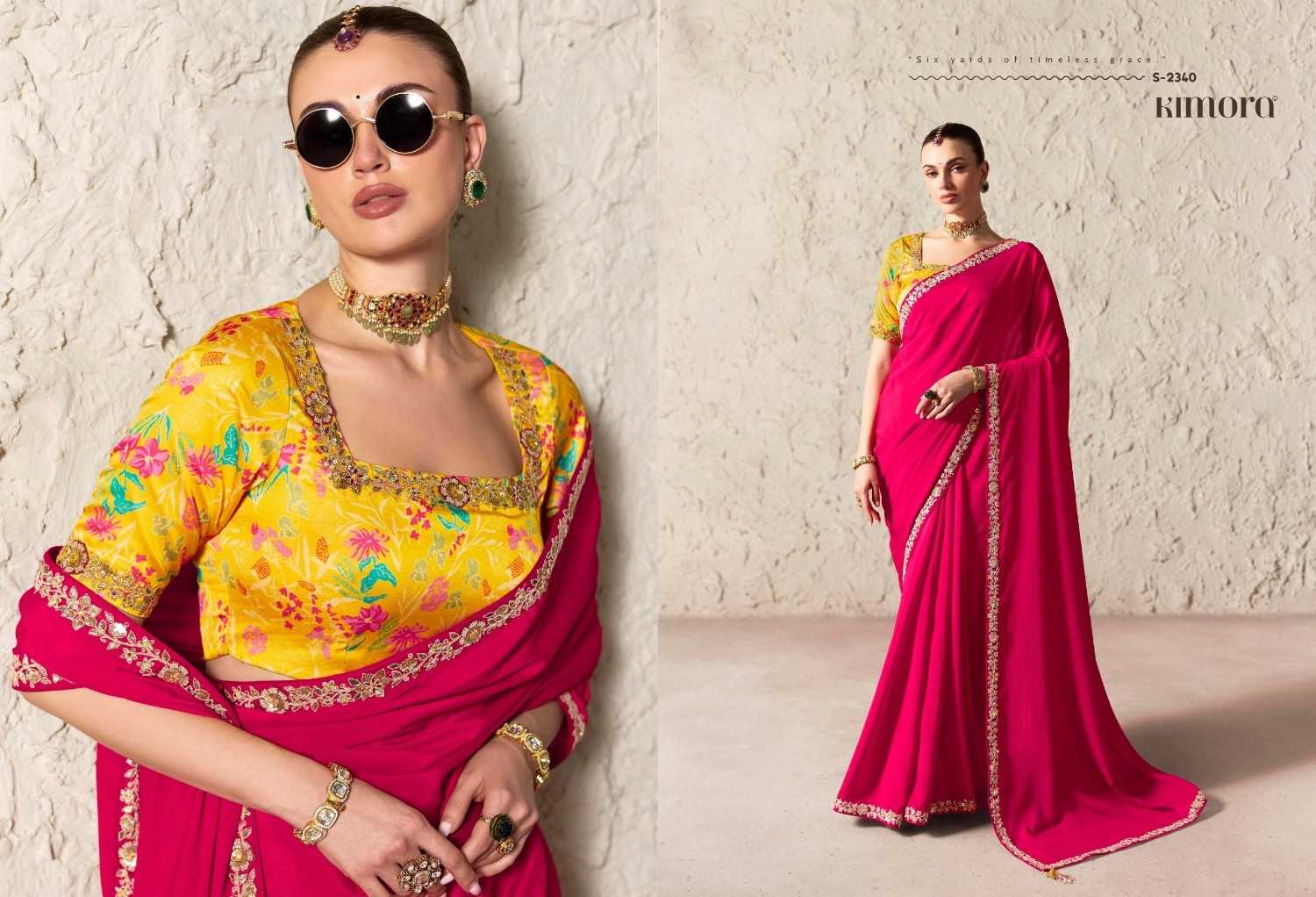 YNF Wholesale Tissue Party Wear Sarees  | Surat Manufacturer