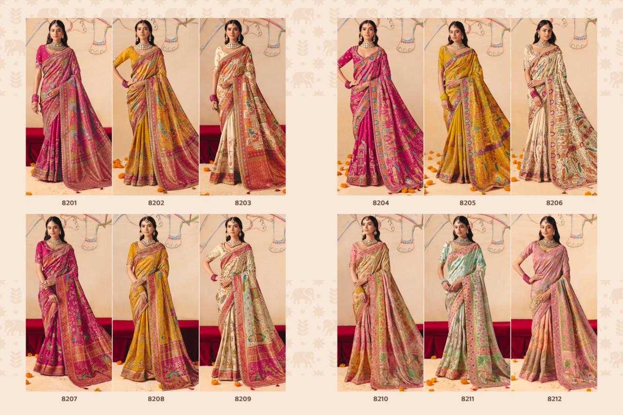 YNF Wholesale Dola Silk Handloom Sarees  | Surat Manufacturer