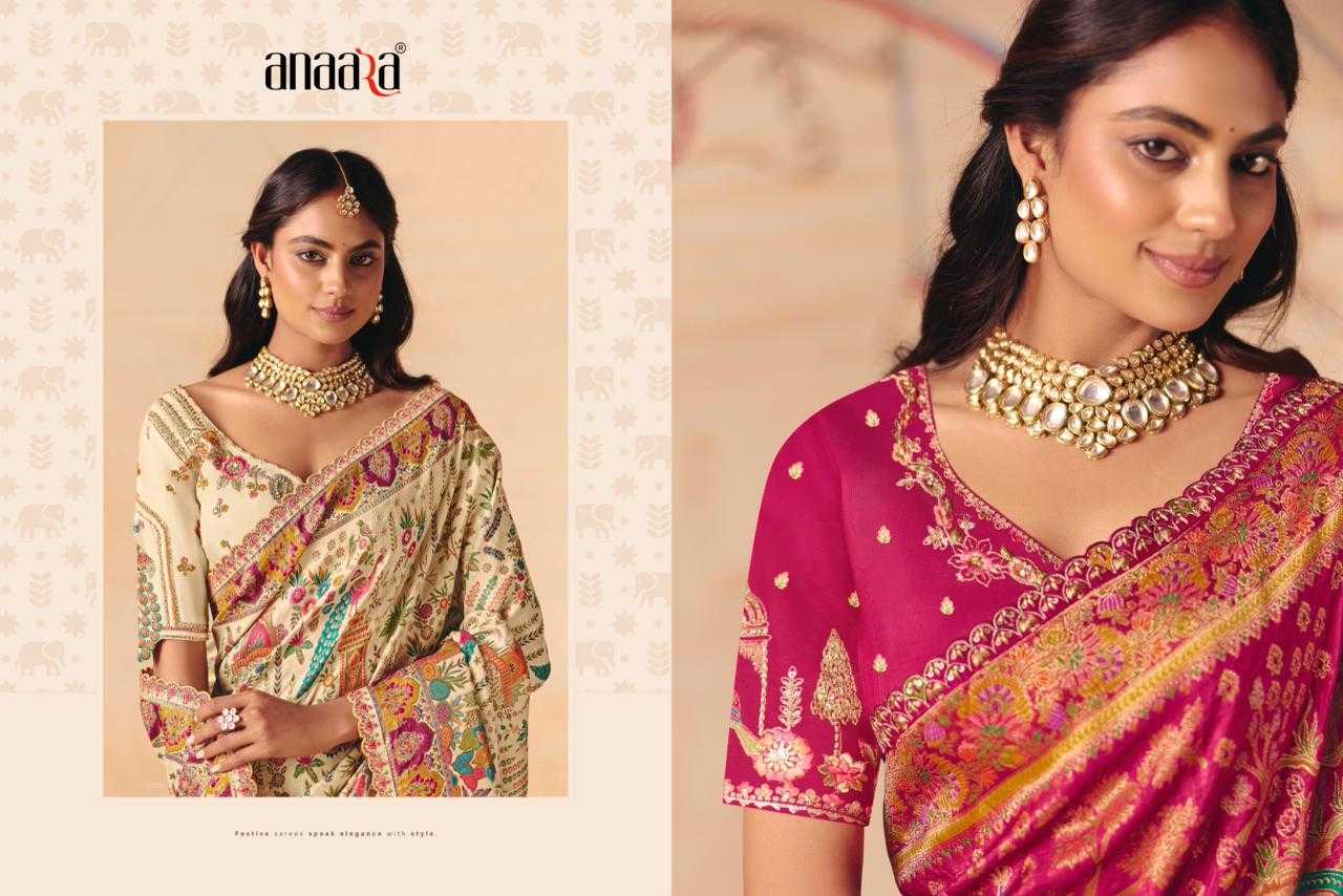 YNF Wholesale Dola Silk Handloom Sarees  | Surat Manufacturer