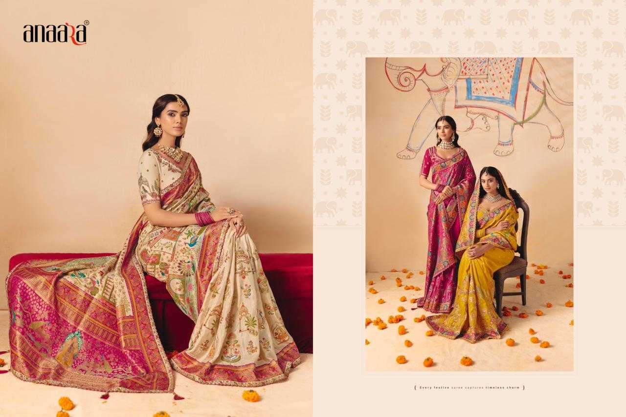 YNF Wholesale Dola Silk Handloom Sarees  | Surat Manufacturer