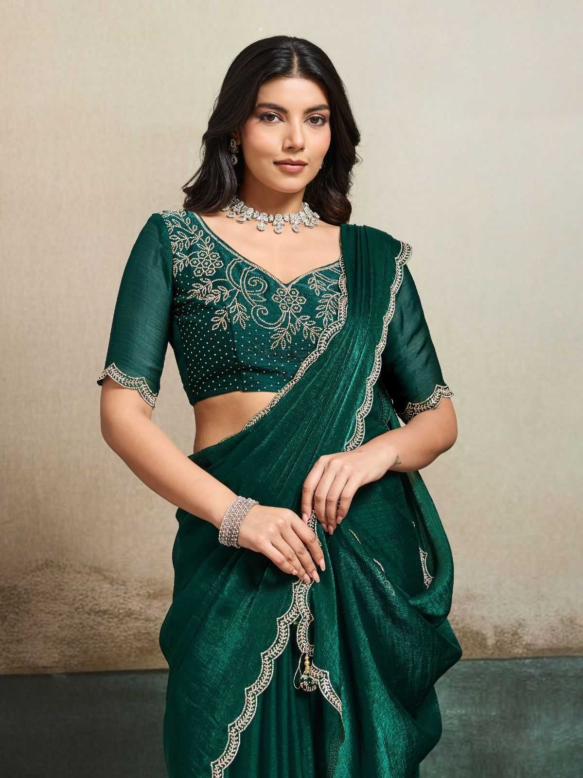 YNF Wholesale Viscose Fancy Sarees  | Surat Manufacturer